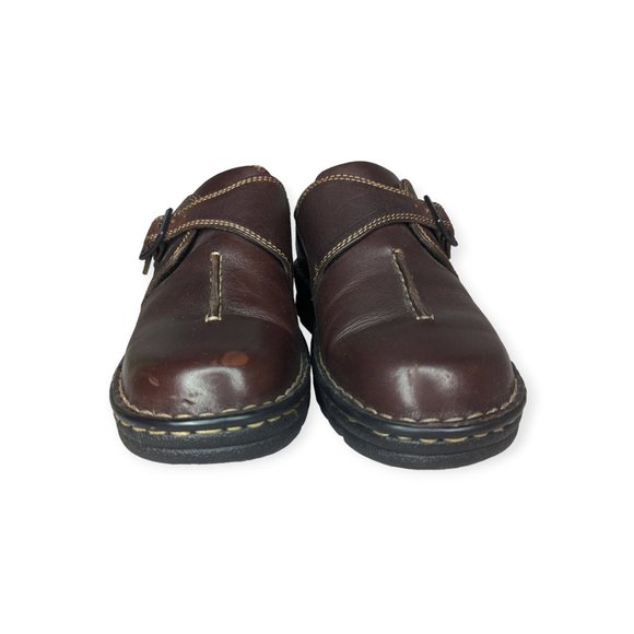 Eastland Syracuse Chunky Y2K Brown Leather Loafers Lug Sole Size 8 1/2M - Picture 6 of 9